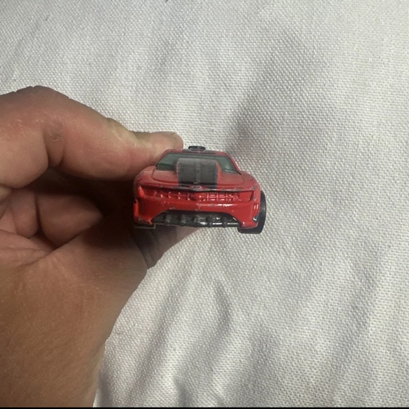 Hot Wheels Custom '11 Camaro #5 Red 2011 New Models Chrome Orange & Black PR5 - Picture 5 of 6
